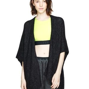 Aritzia Ionic Cape Washed Black XS/S Oversized